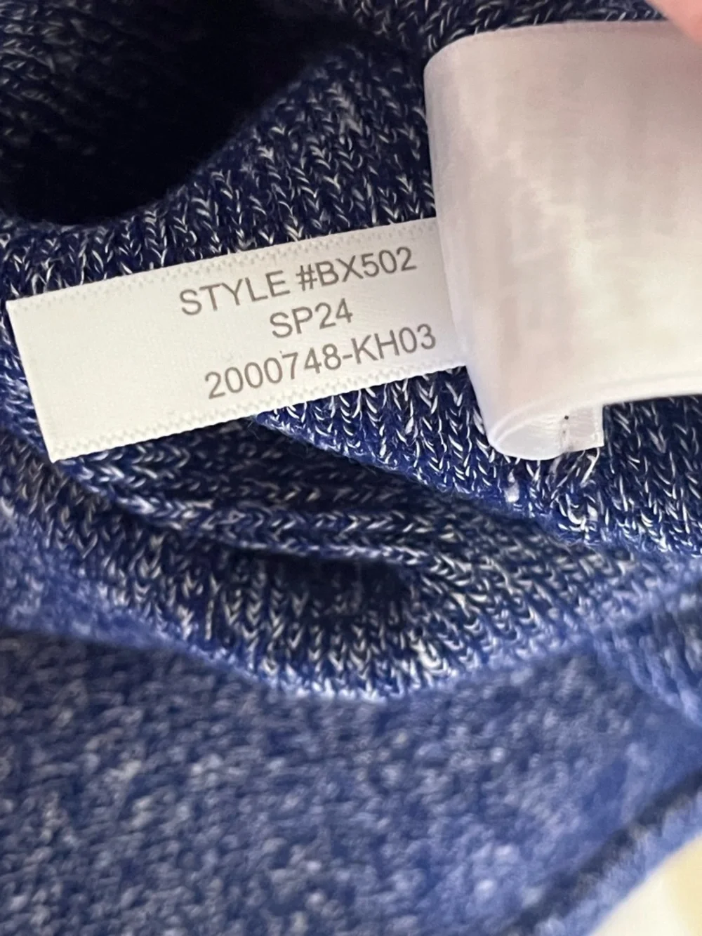 J. Crew Merino Wool Linen Sweater Shell with Buttons, Blue Purple, Medium Preppy